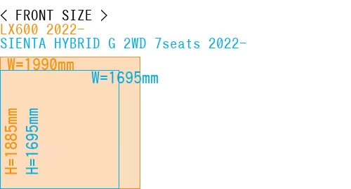 #LX600 2022- + SIENTA HYBRID G 2WD 7seats 2022-